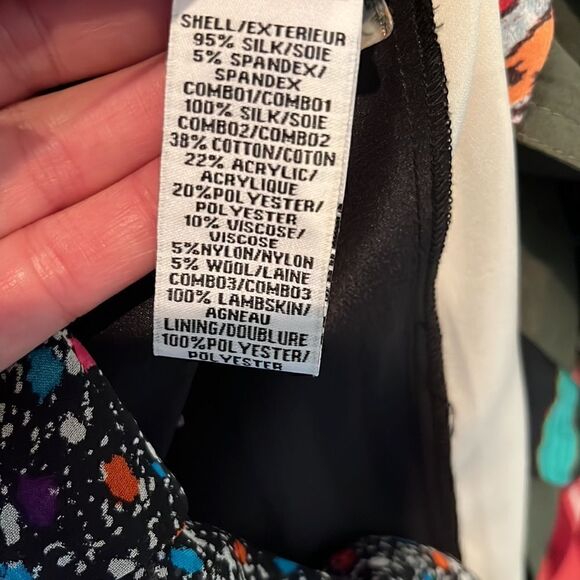 Diane von Fürstenberg multi colored confetti, Catherine silk dress, 4! - Picture 11 of 13